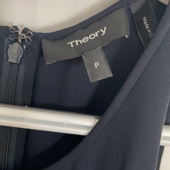 Theory Black Silk Falice Tank Top - Picture 2 of 5